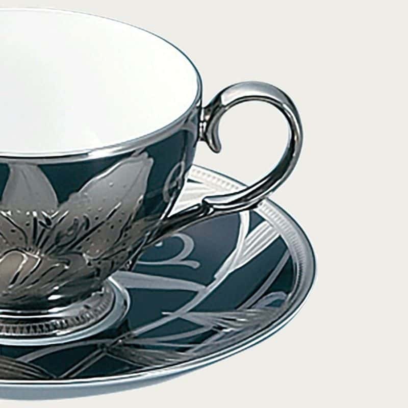 Японы Noritake брэндийн тансаг Hana Ginsai Yuri 23pc цайны иж бүрдэл