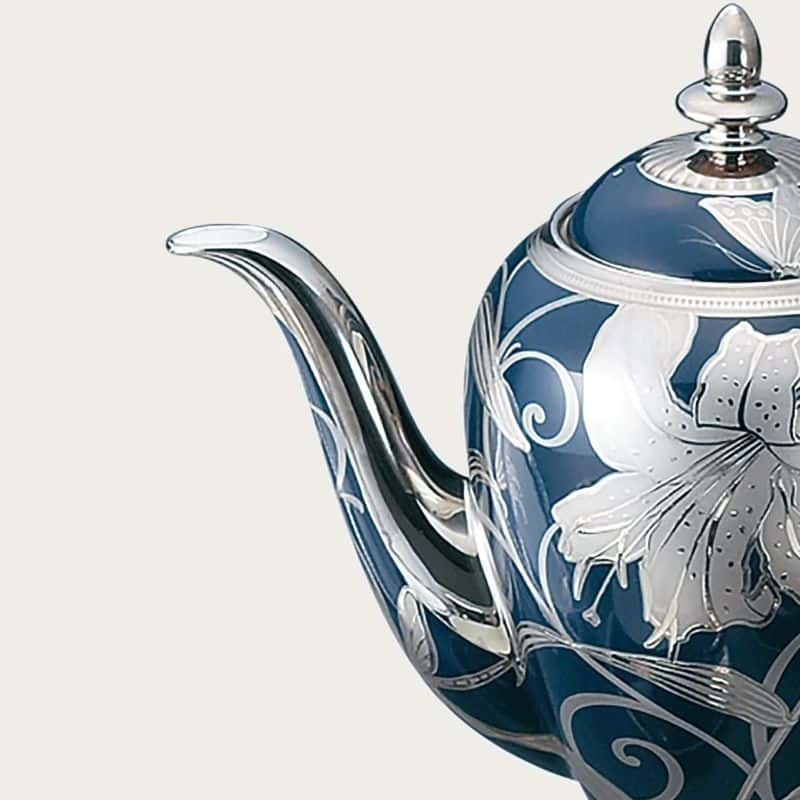 Японы Noritake брэндийн тансаг Hana Ginsai Yuri 23pc цайны иж бүрдэл